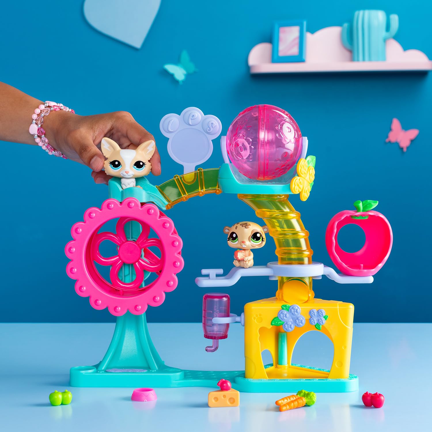 Foto 6 pulgar | Set Playset Littlest Pet Shop Fun Factory Con 2 Minifiguras - Venta Internacional.