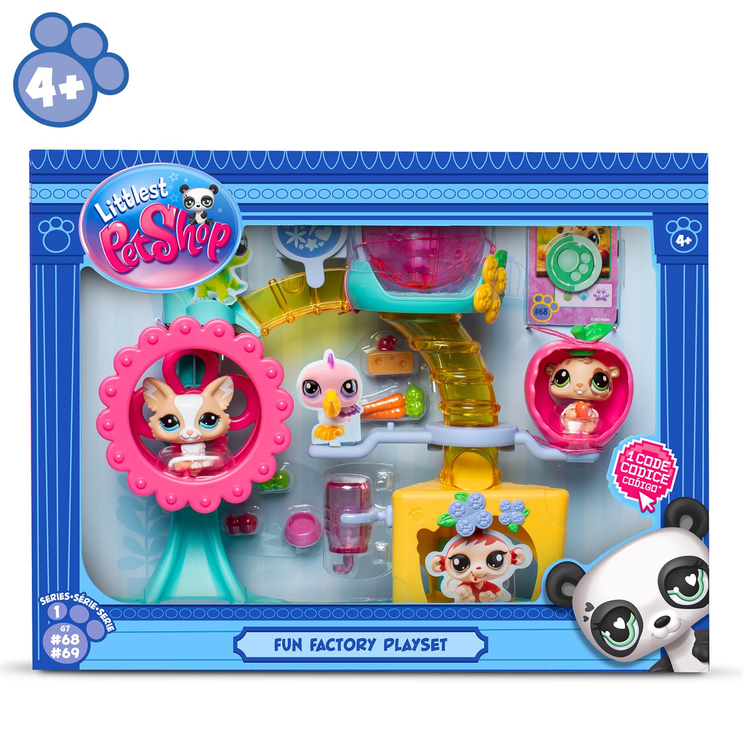 Foto 7 pulgar | Set Playset Littlest Pet Shop Fun Factory Con 2 Minifiguras - Venta Internacional.