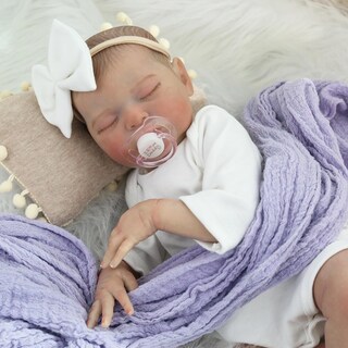 Foto 1 | Muñeca Reborn Ksbd Laura De 50 Cm Con Ropa Chupete Y Biberón - Venta Internacional.