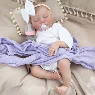 Foto 2 | Muñeca Reborn Ksbd Laura De 50 Cm Con Ropa Chupete Y Biberón - Venta Internacional.