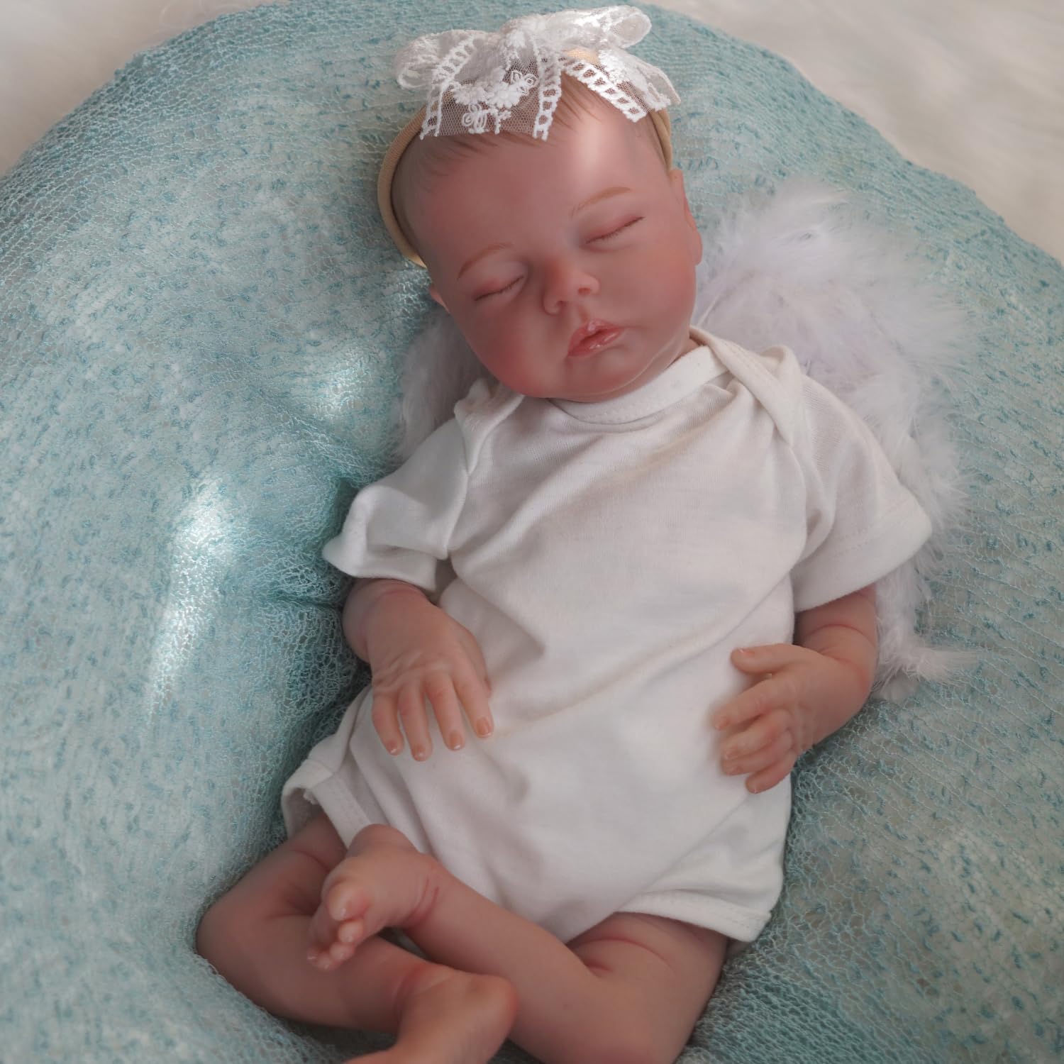 Foto 4 pulgar | Muñeca Reborn Ksbd Delilah De 49 Cm Con Venas Realistas De 1 4 Kg - Venta Internacional.