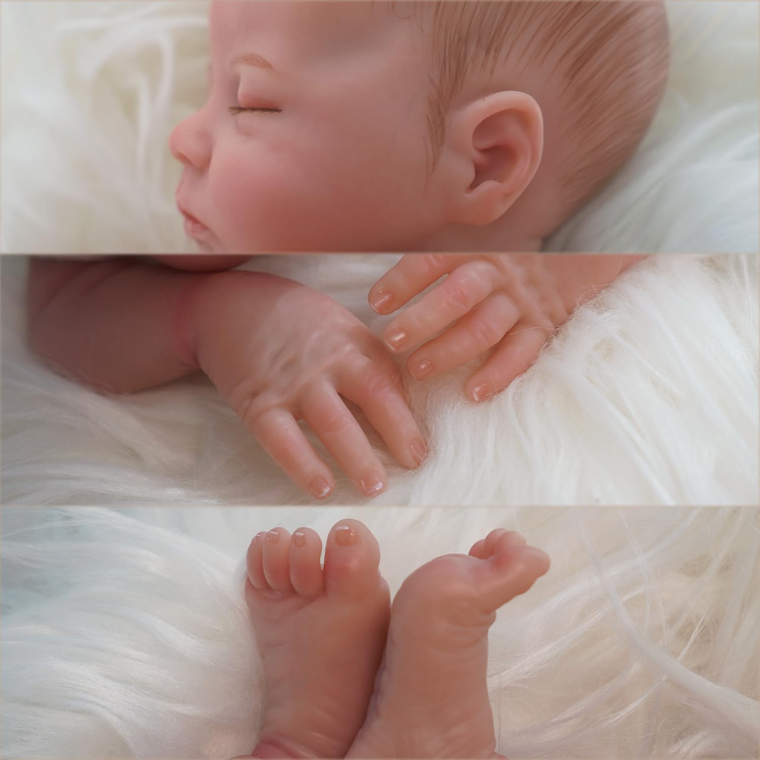 Foto 5 pulgar | Muñeca Reborn Ksbd Delilah De 49 Cm Con Venas Realistas De 1 4 Kg - Venta Internacional.