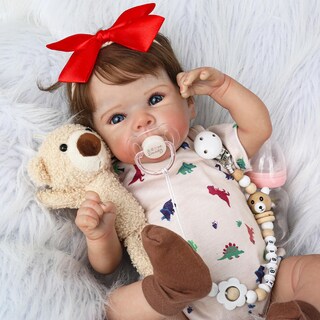 Foto 3 | Muñeca Reborn Ksbd Realista De 50 Cm Con Venas Realistas Para Niña - Venta Internacional.