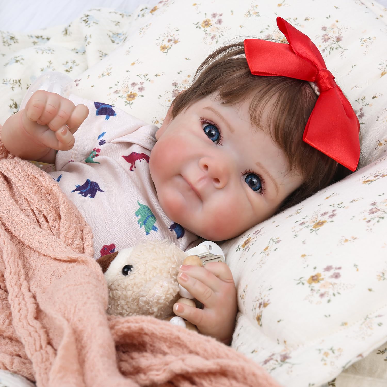 Foto 8 pulgar | Muñeca Reborn Ksbd Realista De 50 Cm Con Venas Realistas Para Niña - Venta Internacional.