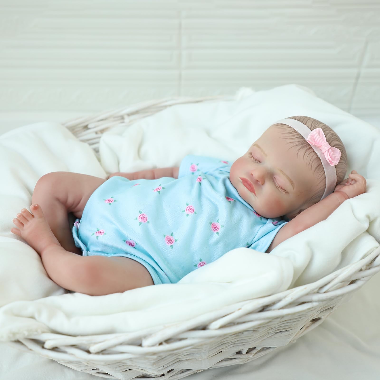 Foto 4 pulgar | Muñeca Reborn Ksbd Rosalie  Niña Recién Nacida  45 Cm - Venta Internacional.
