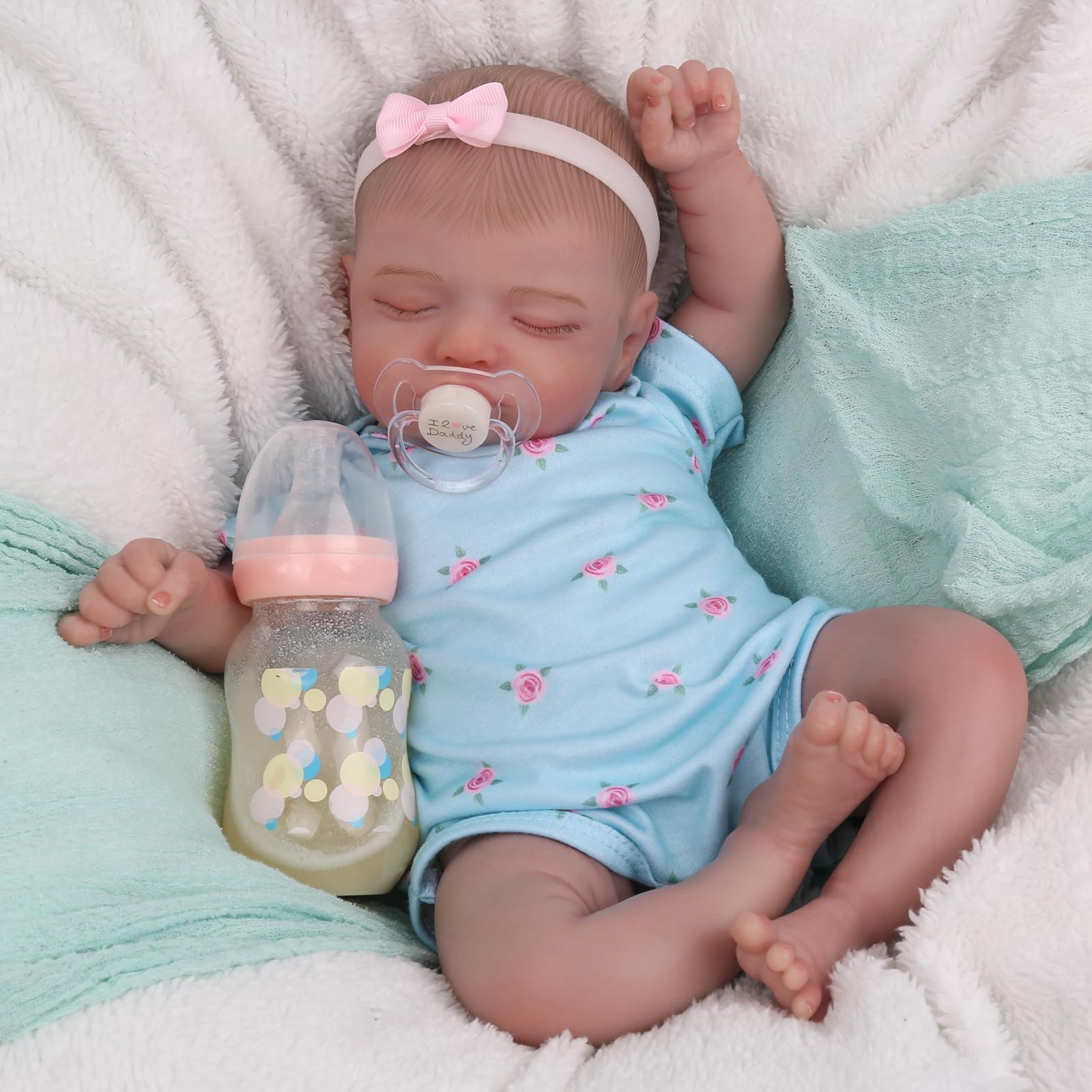 Foto 5 | Muñeca Reborn Ksbd Rosalie  Niña Recién Nacida  45 Cm - Venta Internacional.