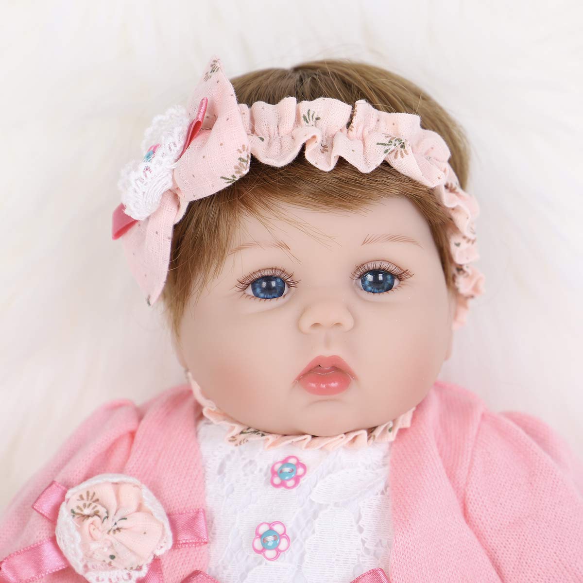 Foto 4 pulgar | Muñeca Reborn Enadoll De Vinilo De Silicona Realista De 40 Cm Para Niña - Venta Internacional.