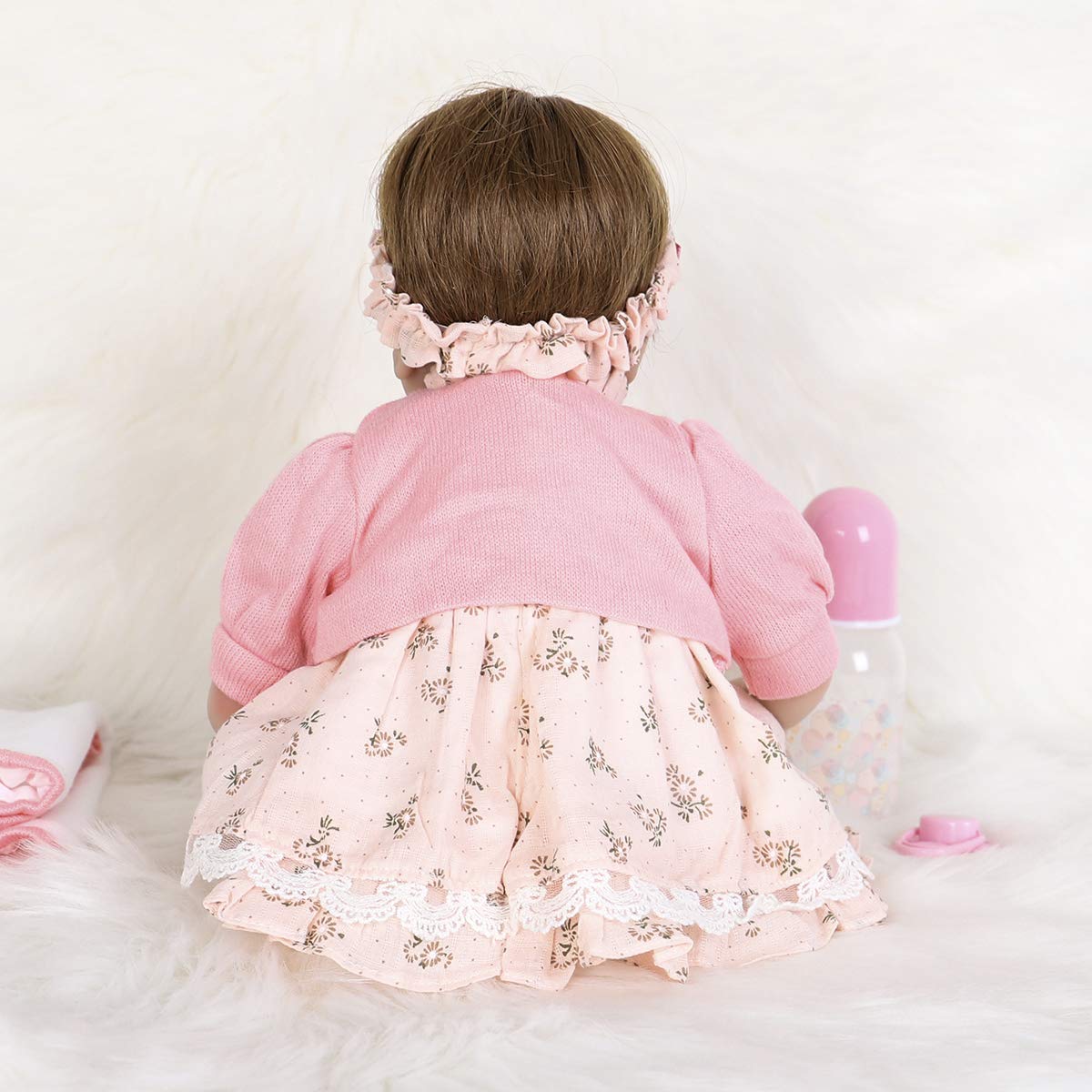 Foto 8 pulgar | Muñeca Reborn Enadoll De Vinilo De Silicona Realista De 40 Cm Para Niña - Venta Internacional.