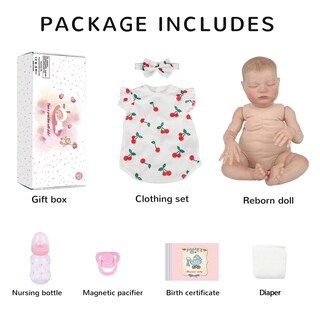 Foto 6 | Muñeca Reborn Ksbd Laura De 50 Cm Con Caja De Regalo Para Niños Mayores De 3 Años - Venta Internacional.