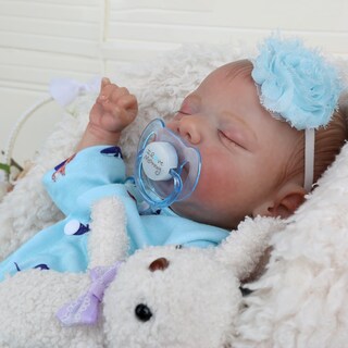 Foto 4 | Muñeca Reborn Ksbd Realista Para Dormir 46 Cm Realista Con Accesorios - Venta Internacional.