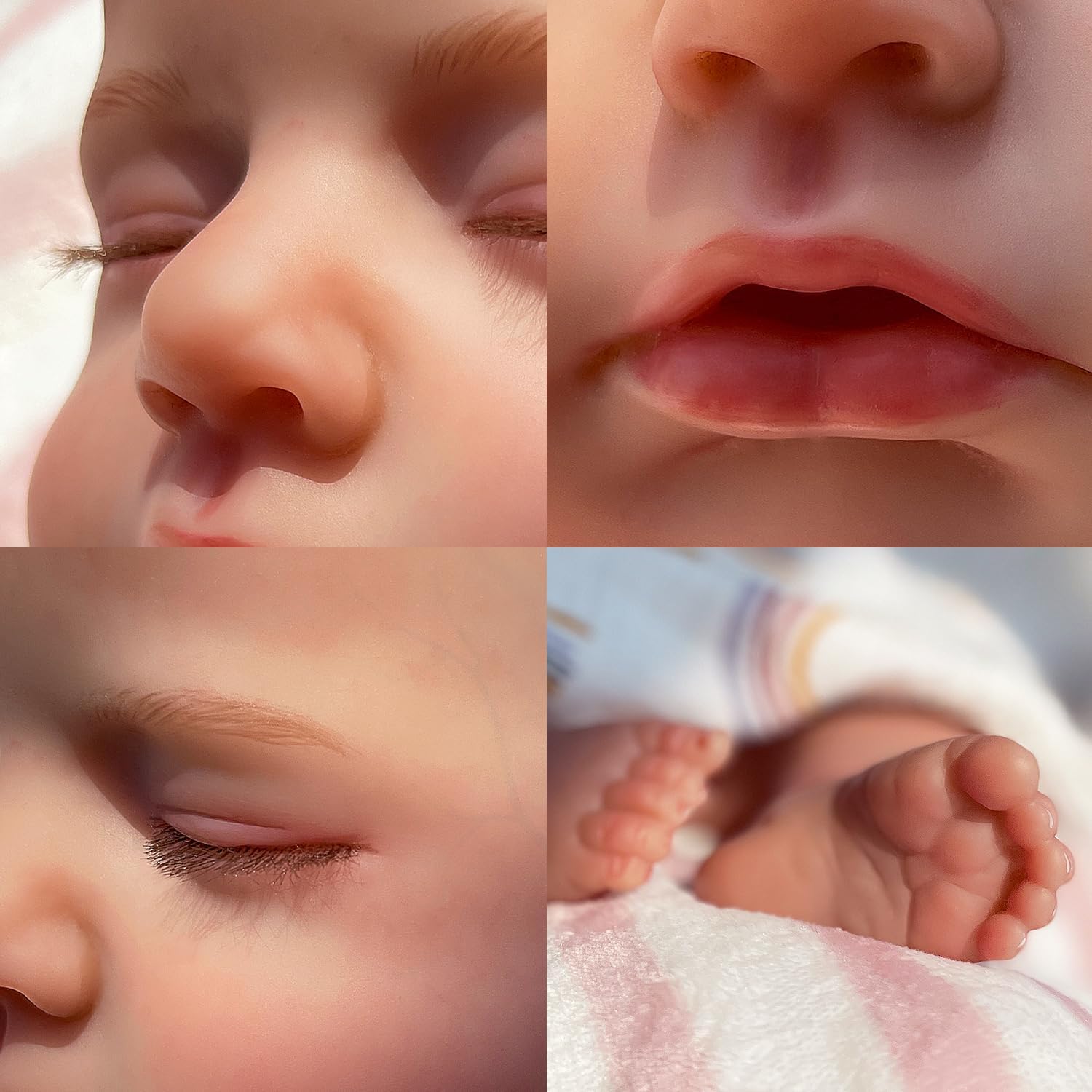 Foto 4 | Muñeca Reborn Ksbd Doris Girl  50 Cm  Realista  Para Dormir - Venta Internacional.