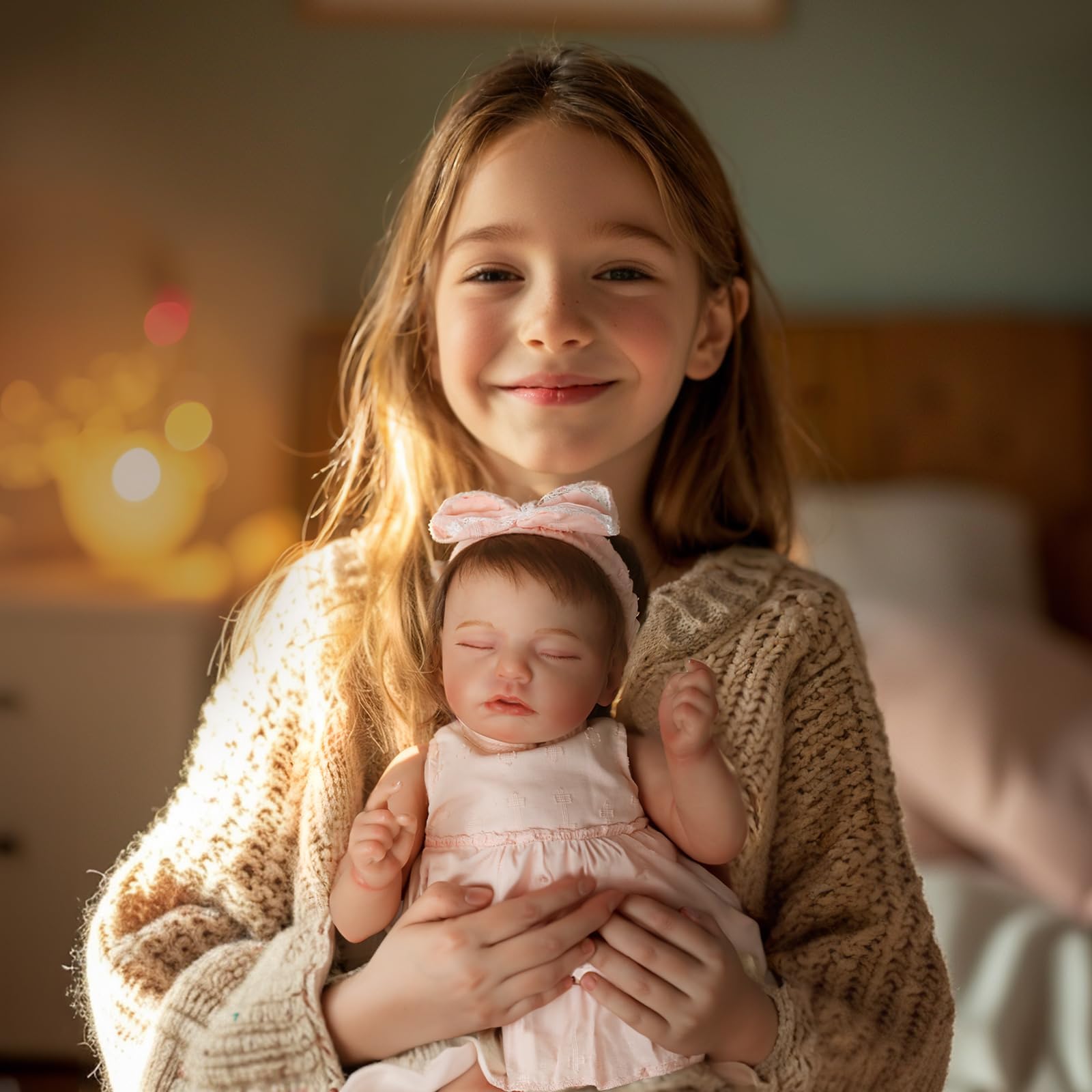 Foto 5 | Muñeca Reborn Ksbd Doris Girl  50 Cm  Realista  Para Dormir - Venta Internacional.