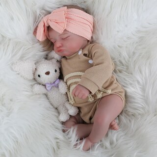 Foto 3 | Muñeca Reborn Ksbd Realista Para Dormir 50 Cm Con Juguete De Alimentación - Venta Internacional.