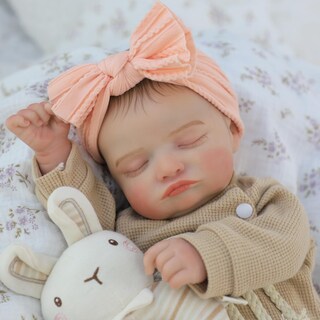 Foto 7 | Muñeca Reborn Ksbd Realista Para Dormir 50 Cm Con Juguete De Alimentación - Venta Internacional.