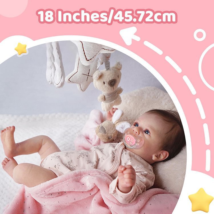 Foto 4 pulgar | Muñeca Reborn Doll Sqtc Felicia  Realista  48 Cm - Venta Internacional.