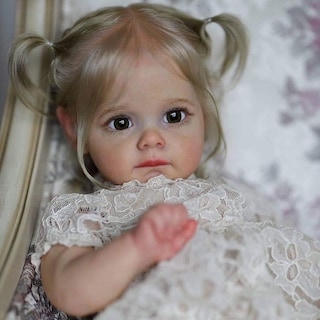 Foto 1 | Reborn Doll Sqtc Niña Realista De 22 Pulgadas Con Vinilo De Cuerpo Entero - Venta Internacional.