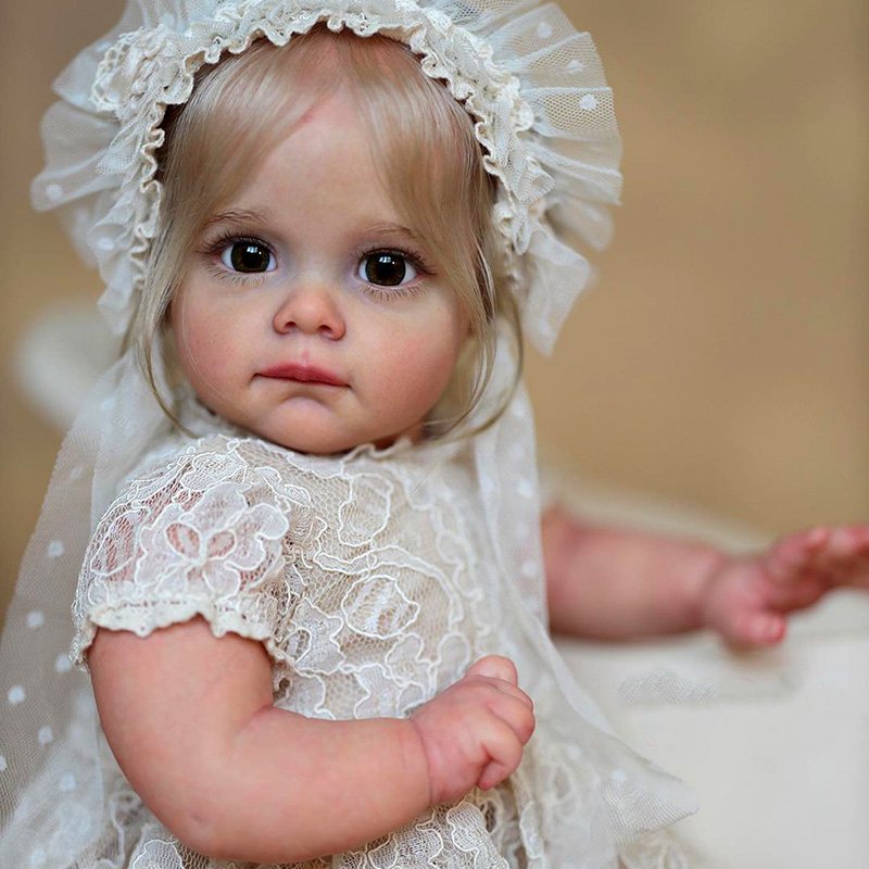 Foto 3 pulgar | Reborn Doll Sqtc  Niña Realista De 22 Pulgadas Con Vinilo De Cuerpo Entero - Venta Internacional.