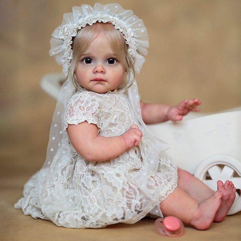 Foto 3 | Reborn Doll Sqtc  Niña Realista De 22 Pulgadas Con Vinilo De Cuerpo Entero - Venta Internacional.