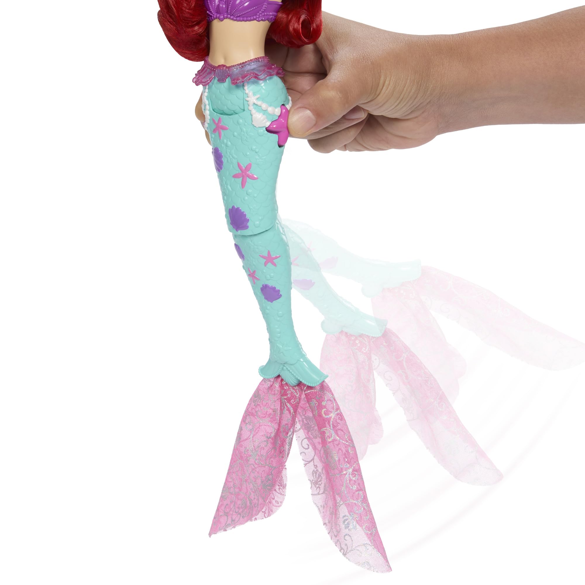 Foto 4 | Muñeca De Moda Mattel Disney Princess Ariel Con Dolphin Squirter - Venta Internacional.