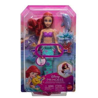 Foto 6 | Muñeca De Moda Mattel Disney Princess Ariel Con Dolphin Squirter - Venta Internacional.