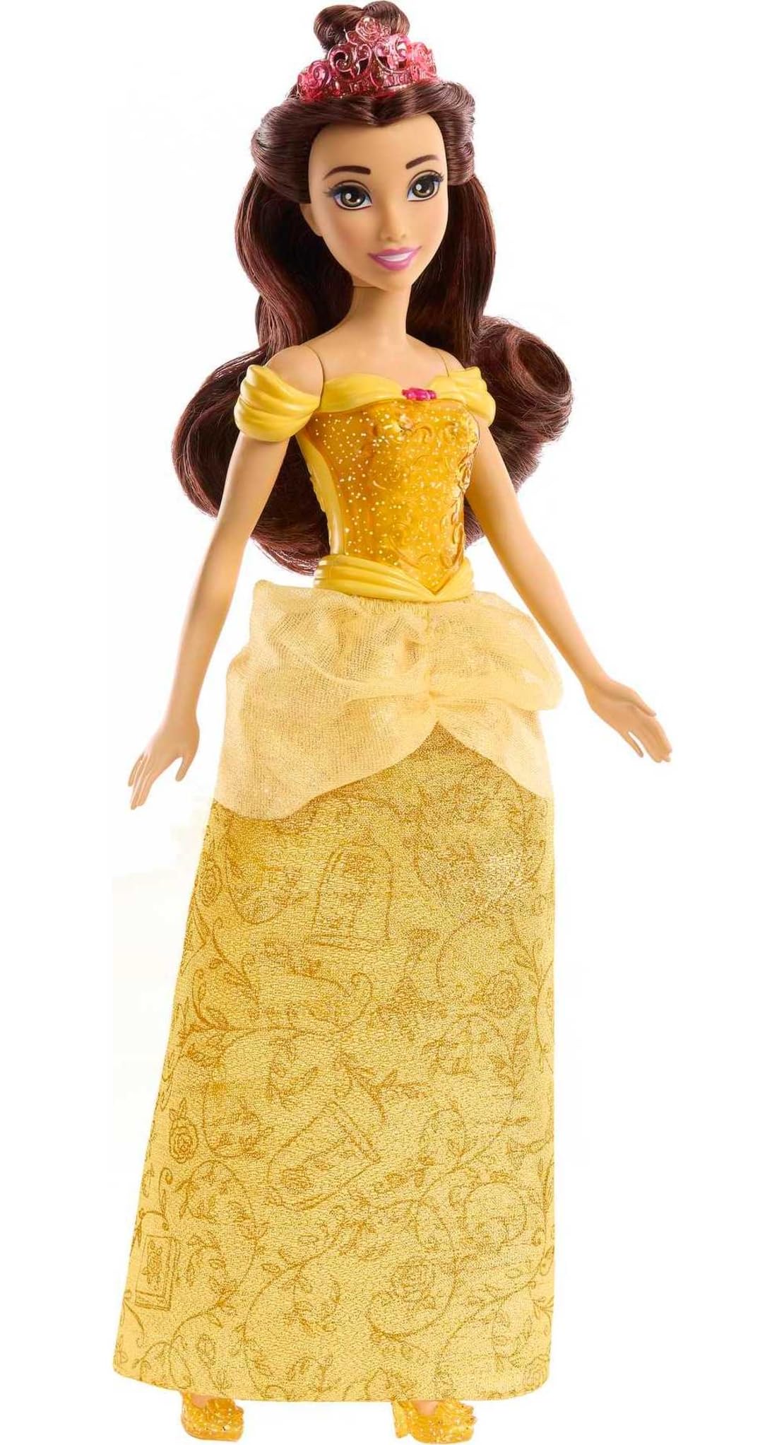 Foto 7 pulgar | Muñeca De Moda Mattel Disney Princess Belle Con Tiara - Venta Internacional.