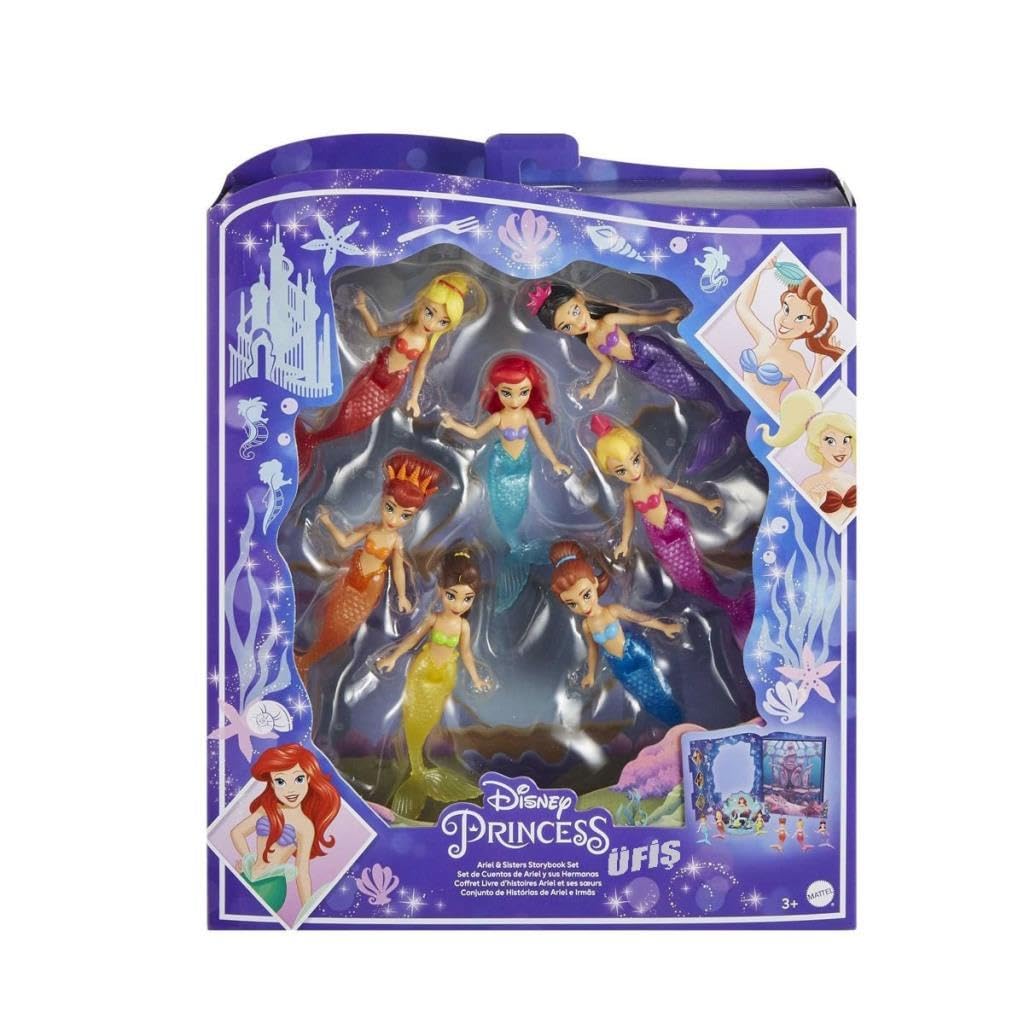 Foto 5 pulgar | Set De Juguetes Mattel Disney Princess Ariel & Sisters Mermaid - Venta Internacional.