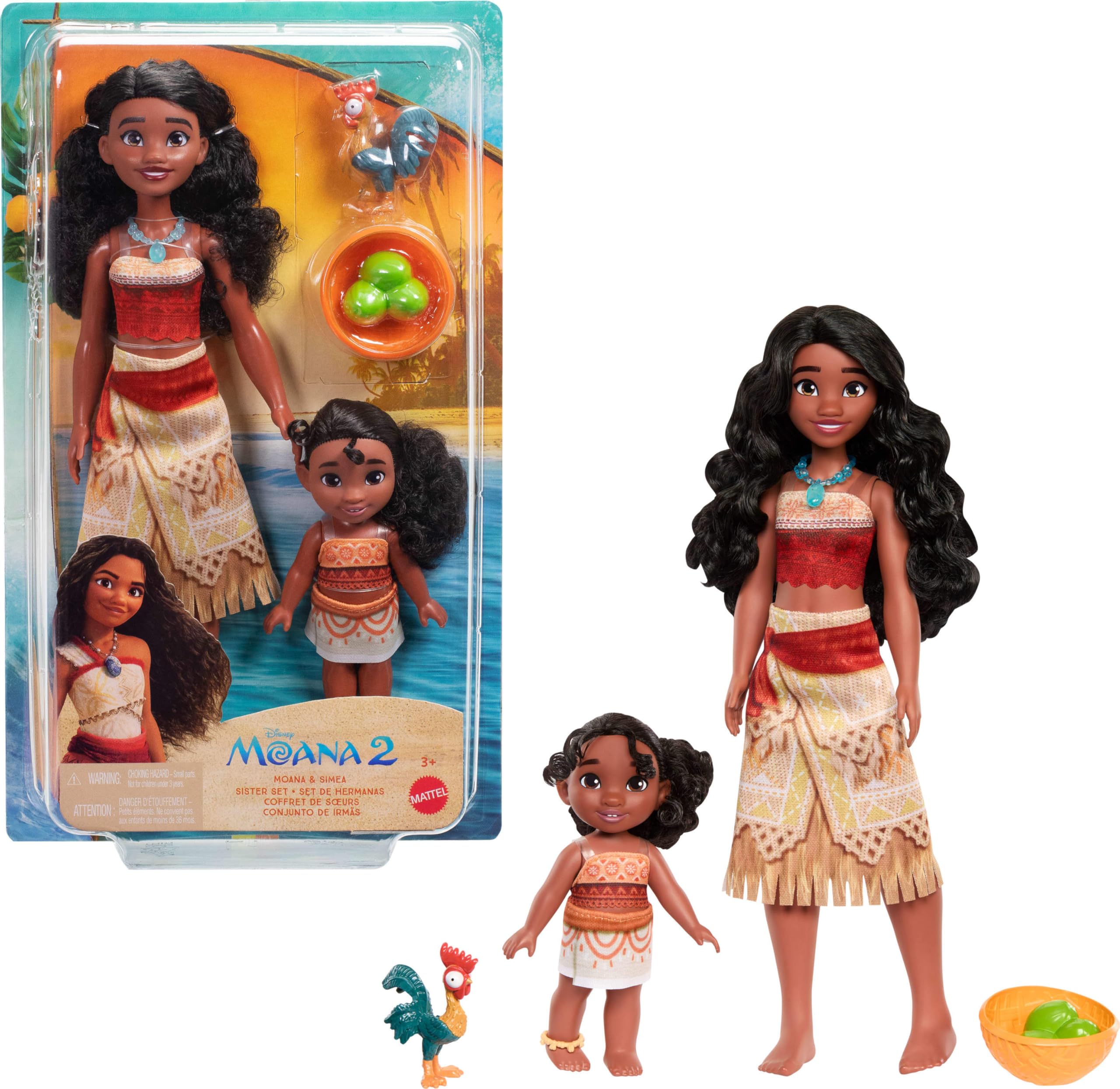 Foto 2 pulgar | Muñeca De Moda Mattel Disney Moana 2 Simea Con Accesorios - Venta Internacional.
