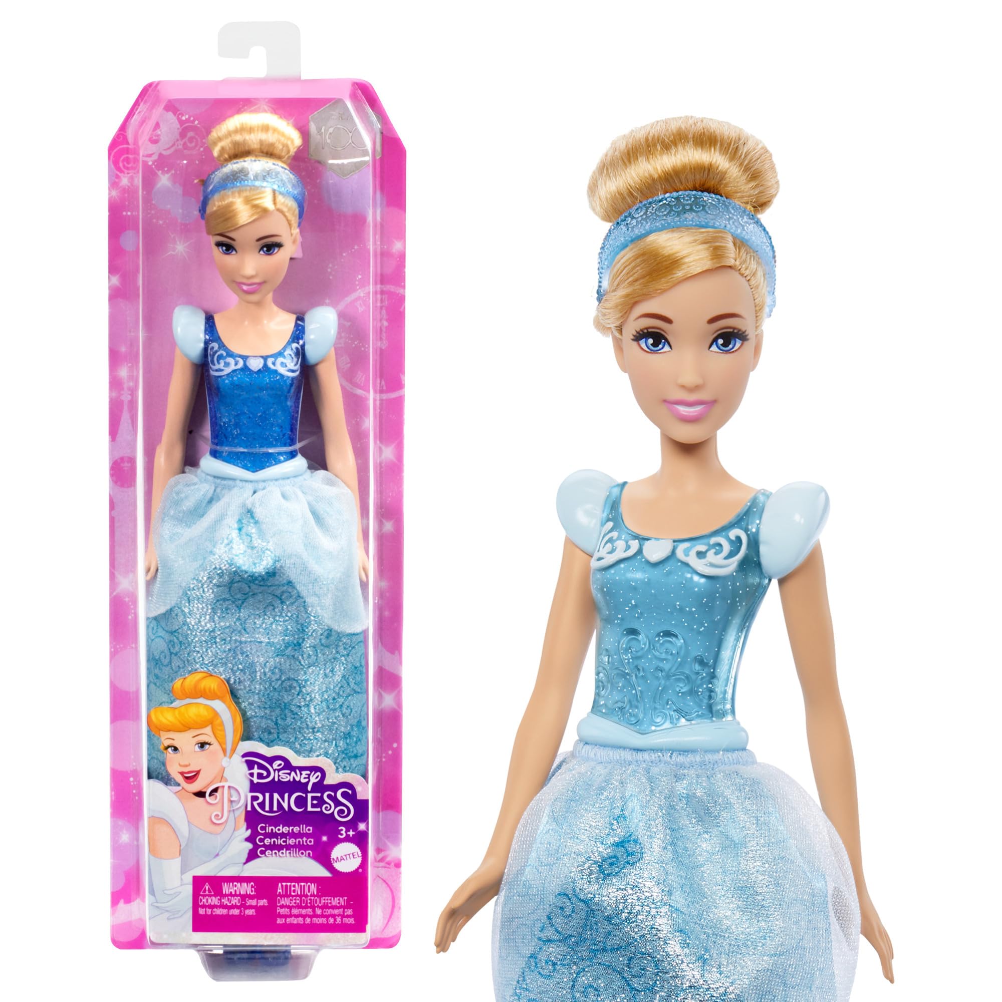 Foto 2 pulgar | Muñeca De Moda Mattel Disney Princess Cenicienta Con Accesorio - Venta Internacional.