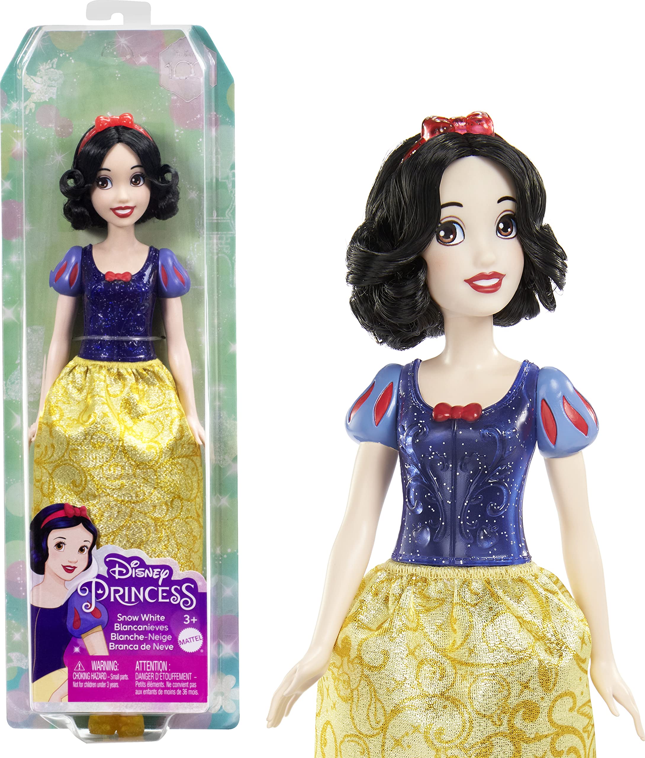 Foto 2 pulgar | Muñeca De Moda Mattel Disney Princess Blancanieves Con Accesorios - Venta Internacional.