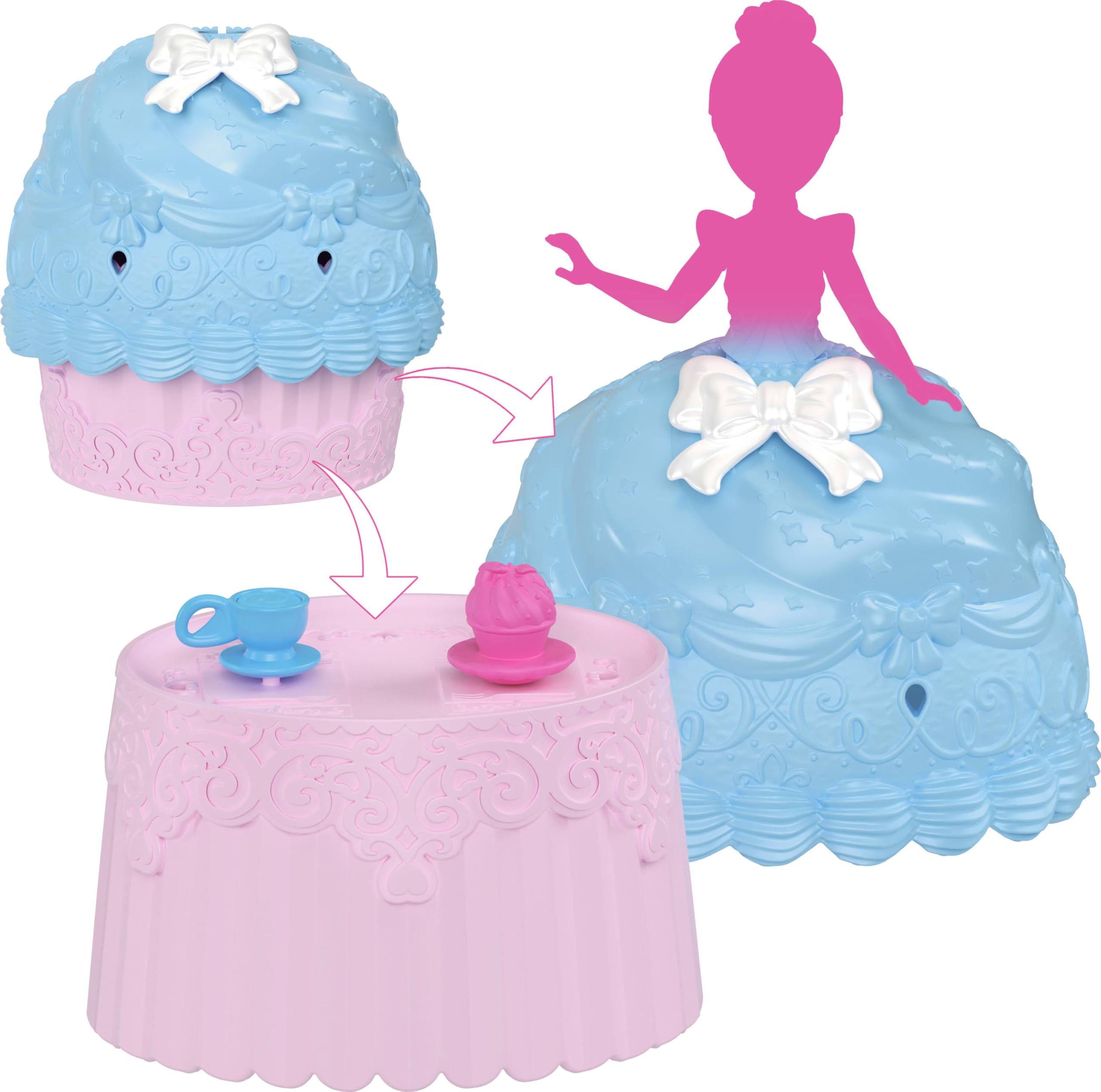 Foto 4 | Revelación De Magdalenas De Toy Mattel Con 5 Sorpresas Con Princesas Disney - Venta Internacional.