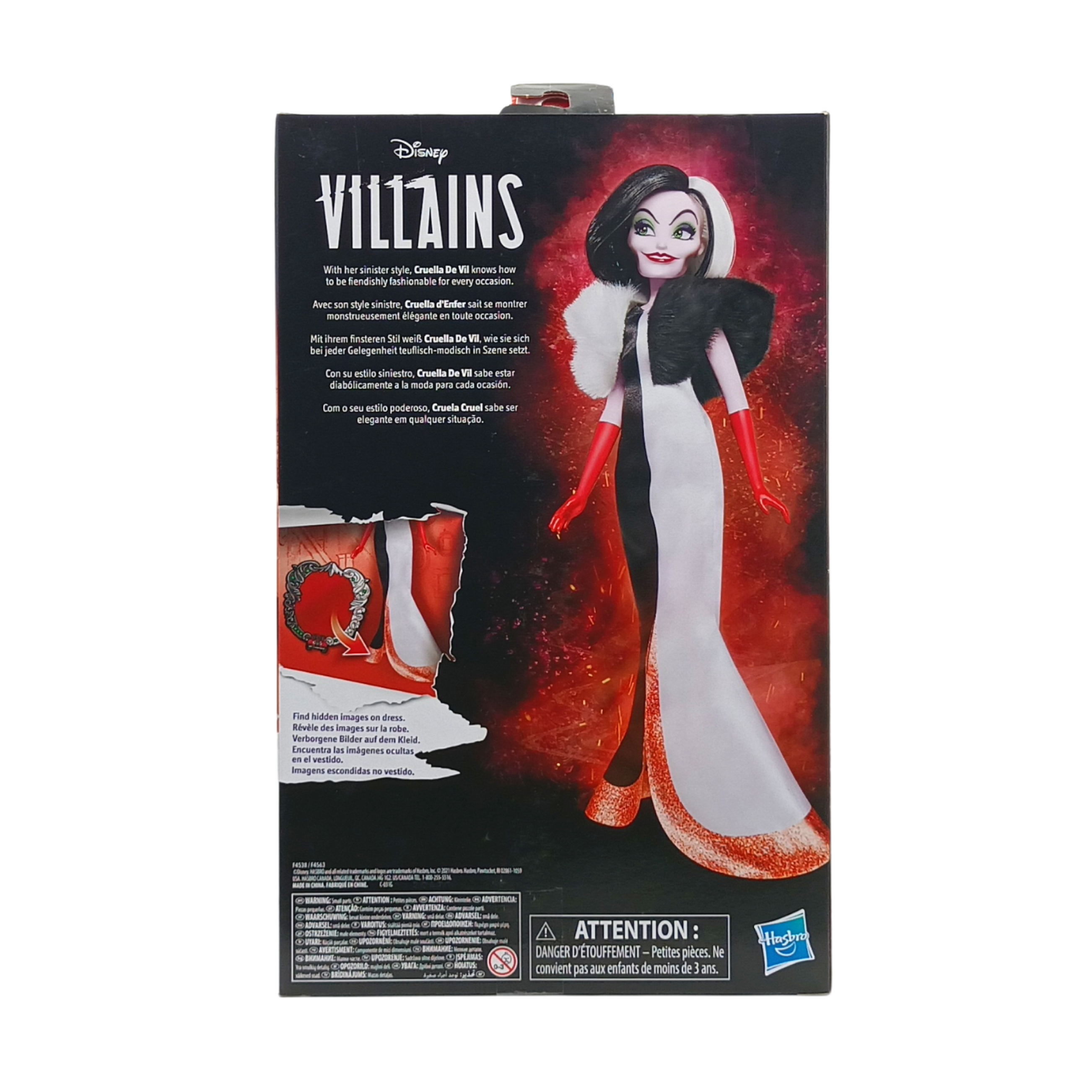 Foto 4 pulgar | Muñeca Disney Villains Cruella De Vil