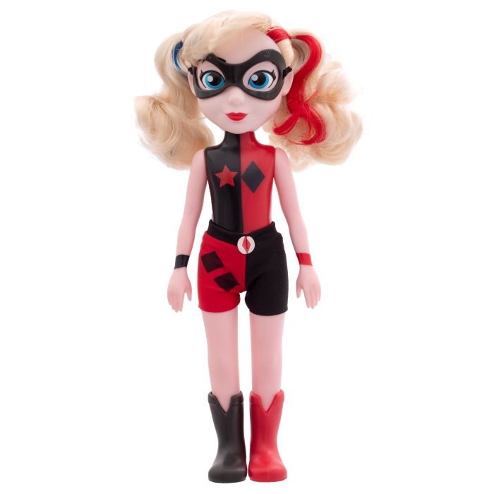 Muñeca DC Comics Harley Quinn color Rojo con Negro de 33 cm