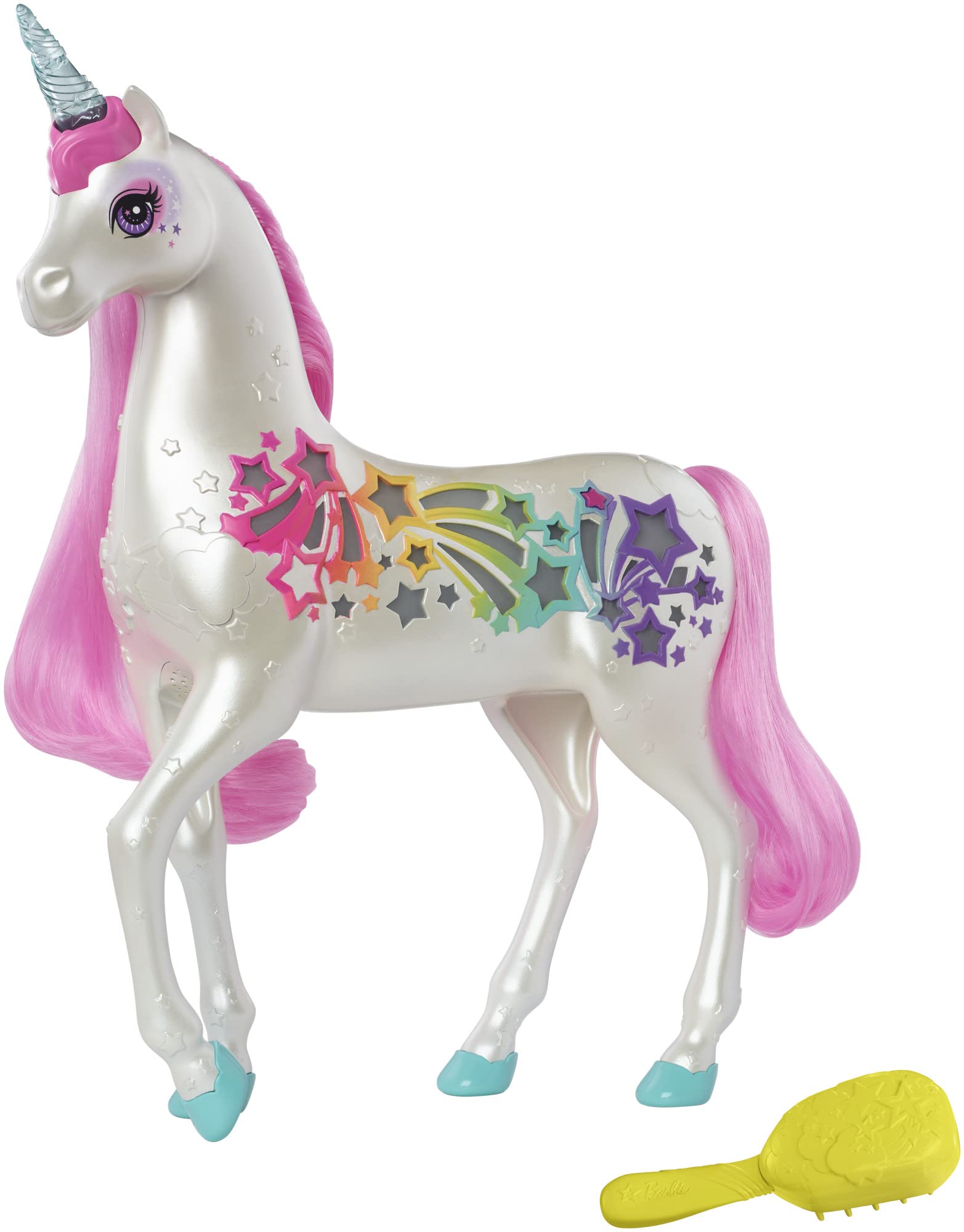 Foto 2 pulgar | Unicornio Barbie Fantasía con Luces y Sonido-Venta Internacional