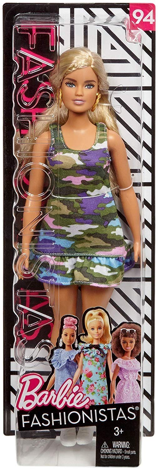 Foto 2 pulgar | Barbie Fashionistas Muñeca Rubia con Vestido Militar - Venta Internacional