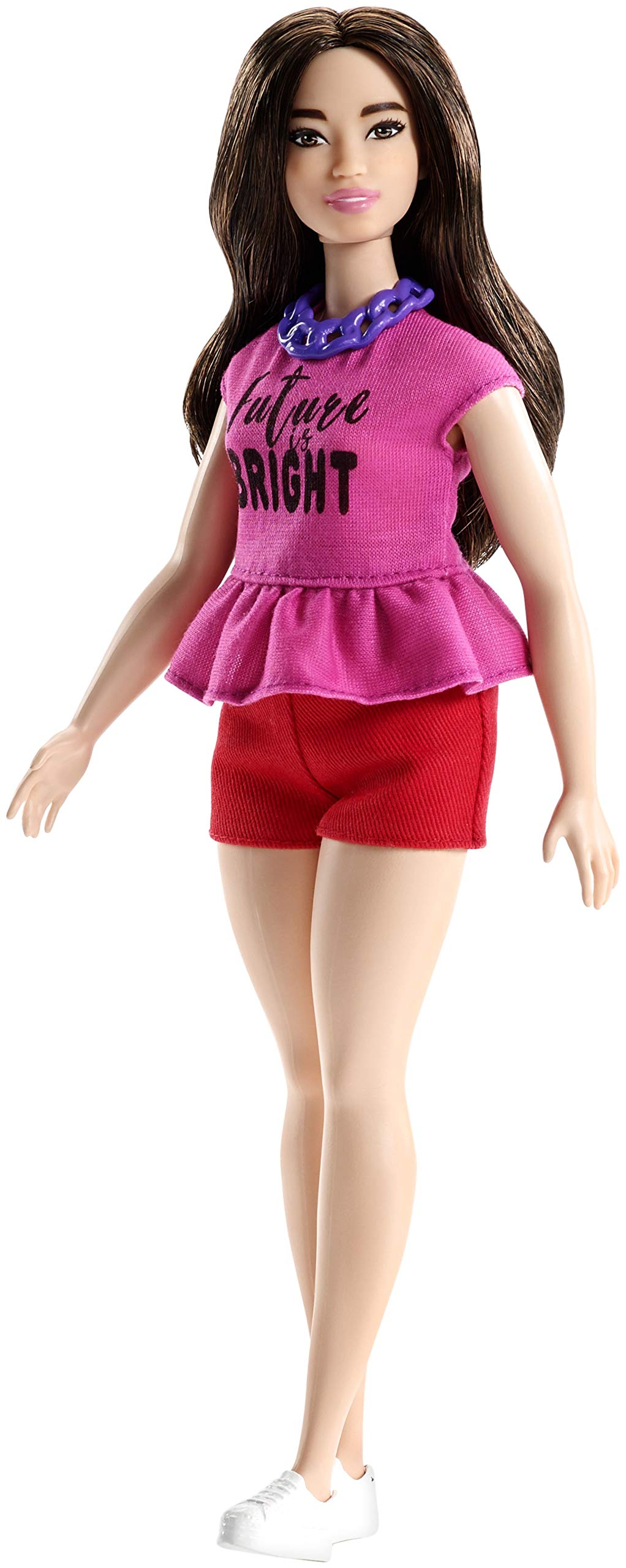 Venta Internacional-  Barbie Fashionistas Muñeca Con Short Y Blusa Rosa