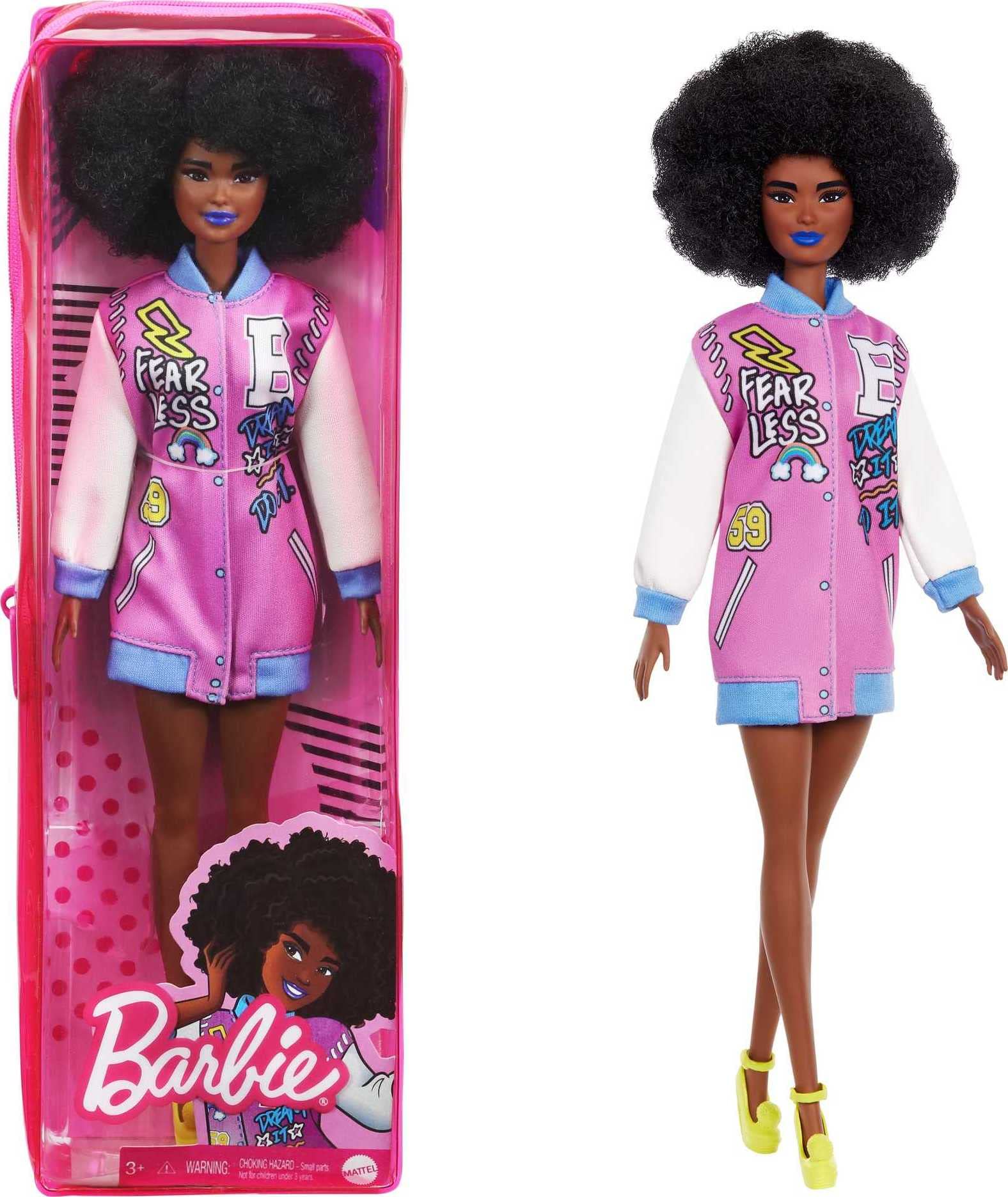 Venta Internacional-  Muñeca Barbie Fashionista Cabello Afro