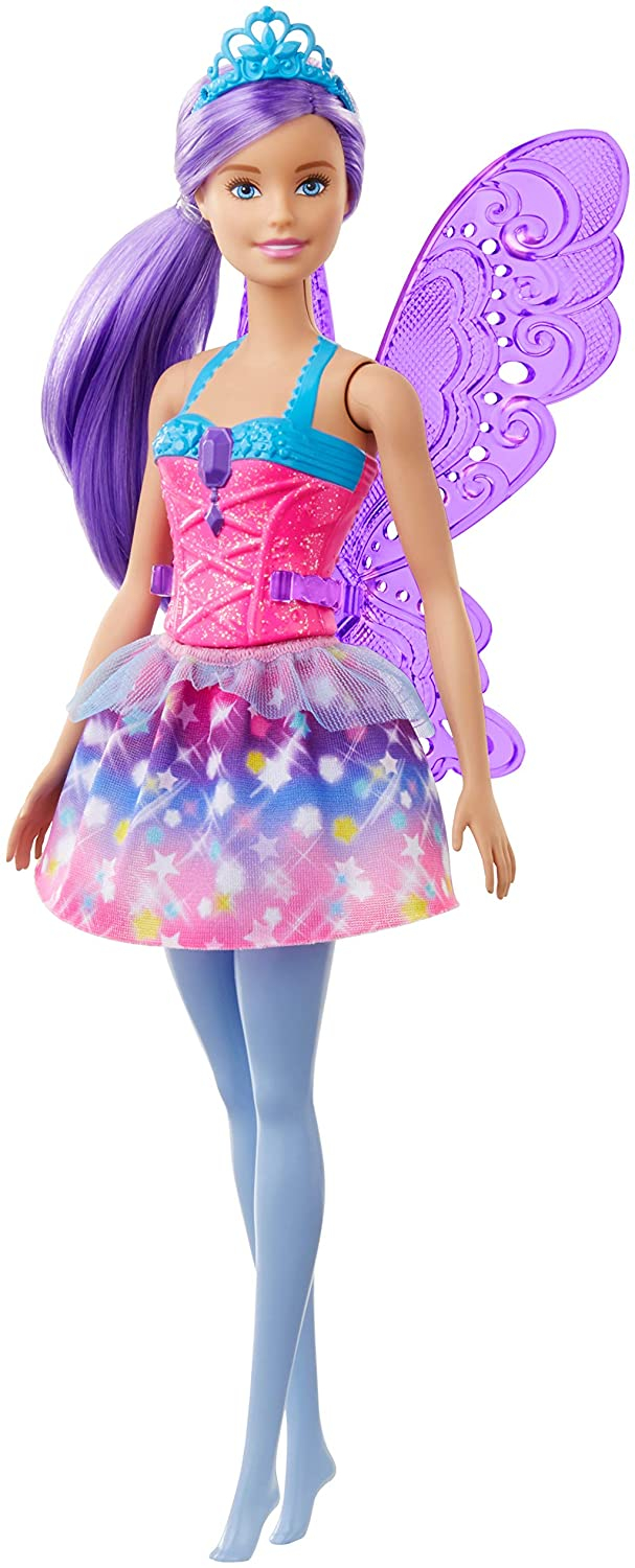 Venta Internacional-  Muñeca Barbie Dreamtopia Hada Morada