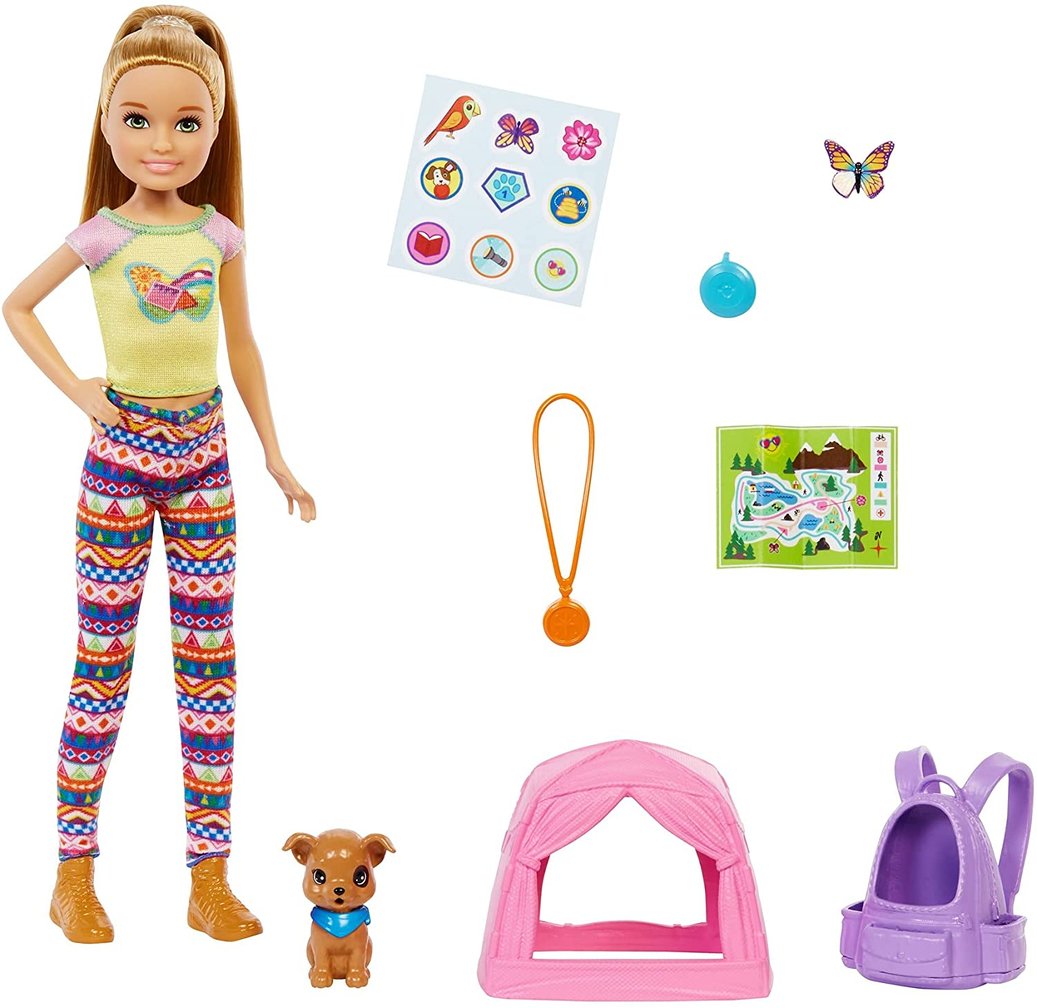 Venta Internacional-  Barbie It Takes Two, Stacie Y Mascotas Día De Campamento, Muñeca Para Niñas De 3 Años En Adelan