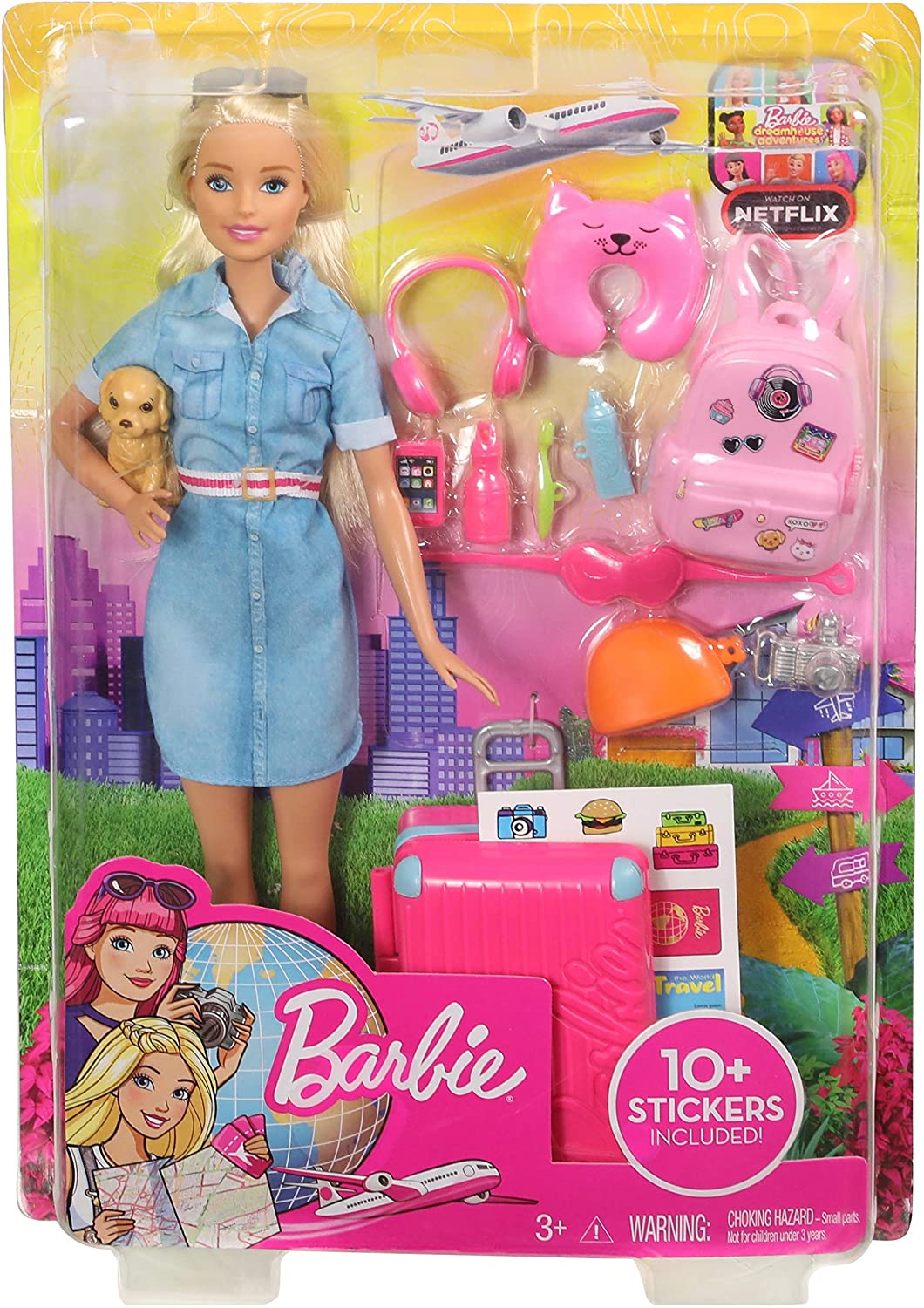 Foto 6 | Venta Internacional-  Barbie Muñeca Explora Y Descubre, Viajera - Muñeca Para Niña 3 Años