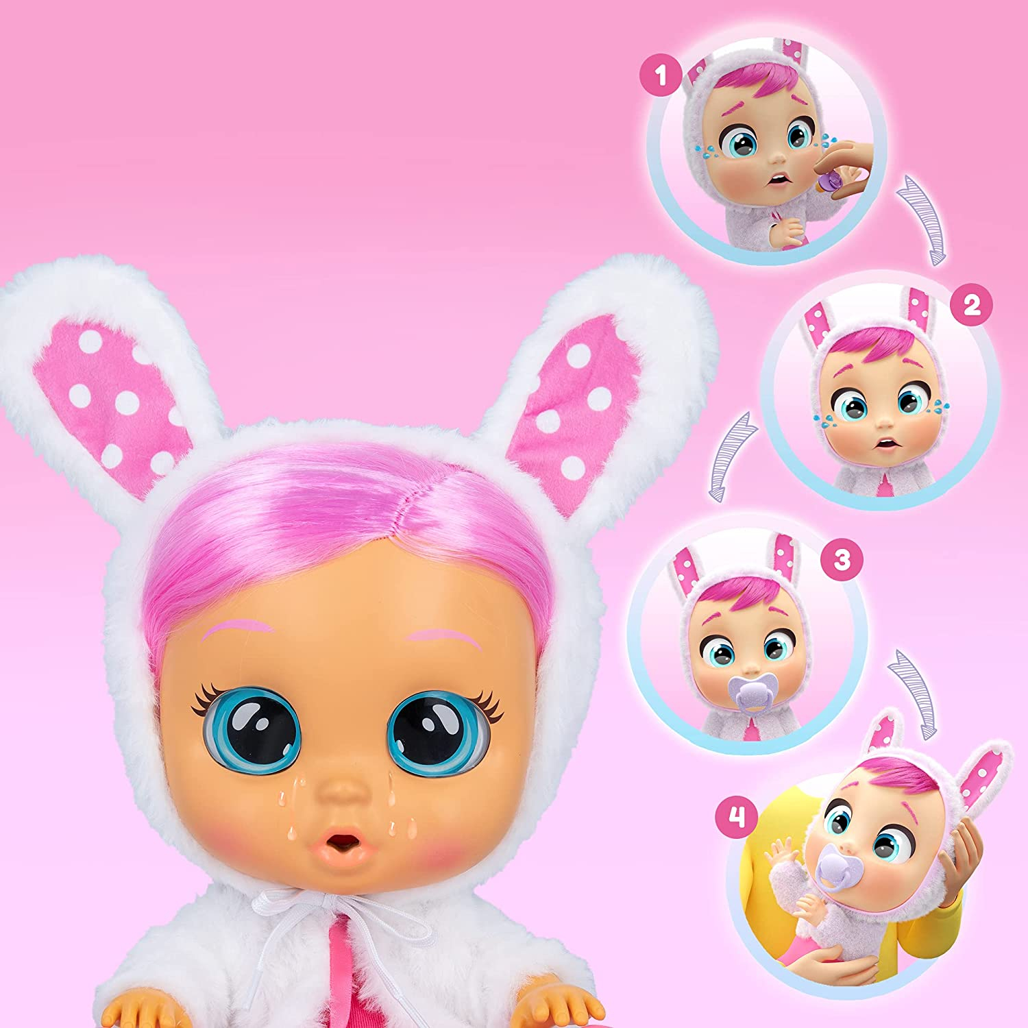 Foto 4 pulgar | Venta Internacional- Cry Babies Muñeca De Bebé