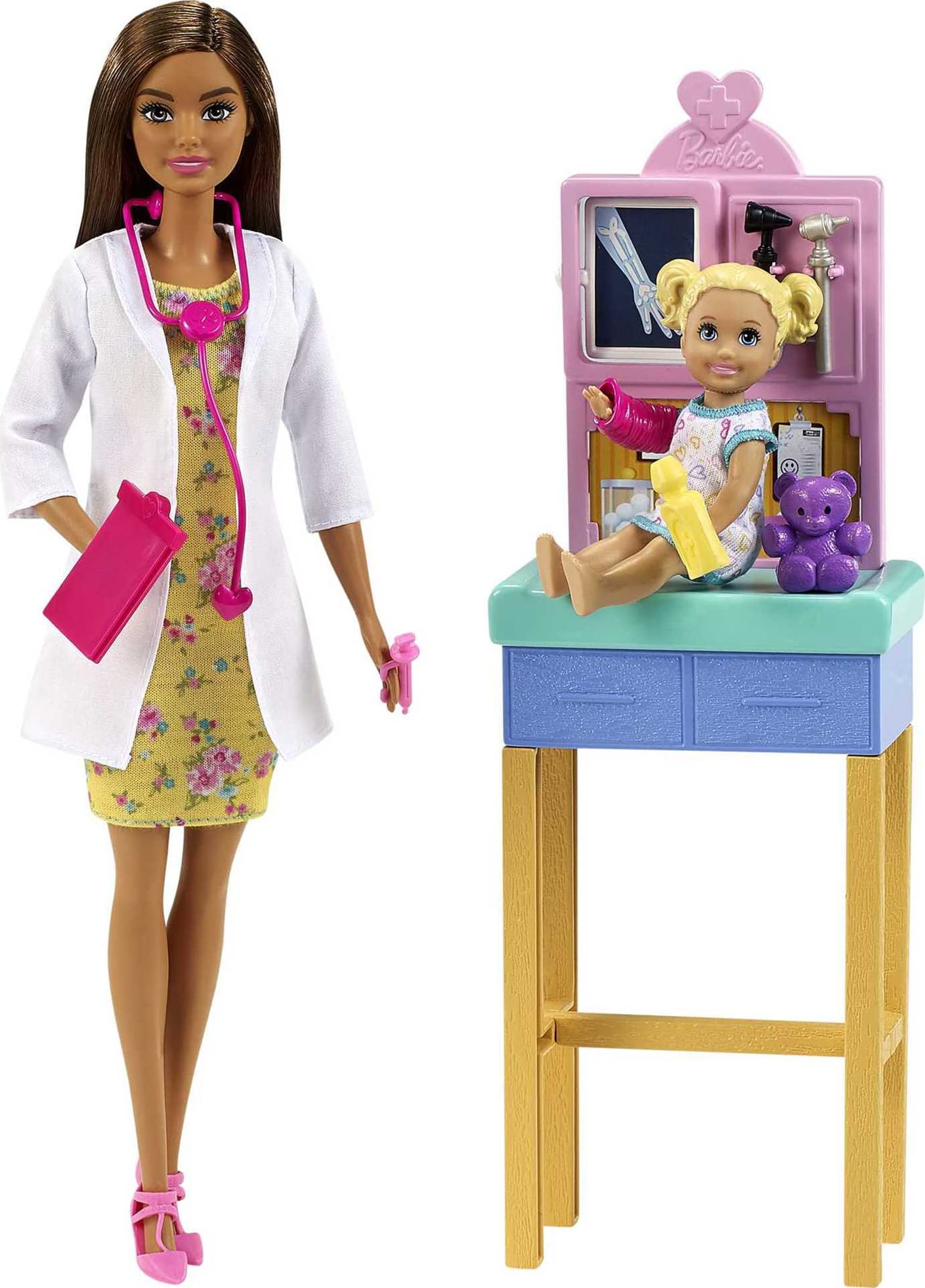 Venta Internacional-  Muñeca Barbie Careers Pediatra Latina