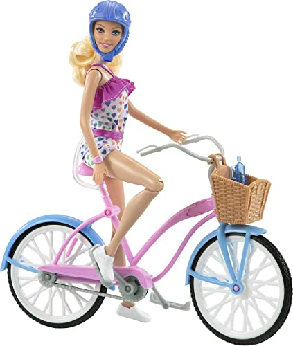 Foto 2 pulgar | Venta Internacional-juego De Muñeca Y Bicicleta Barbie Con Muñeca (11.5 In, Rubio)