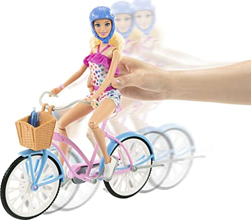 Foto 4 pulgar | Venta Internacional-juego De Muñeca Y Bicicleta Barbie Con Muñeca (11.5 In, Rubio)