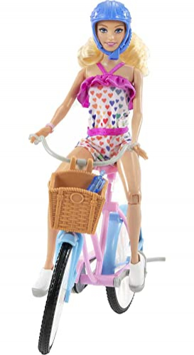 Foto 5 pulgar | Venta Internacional-juego De Muñeca Y Bicicleta Barbie Con Muñeca (11.5 In, Rubio)