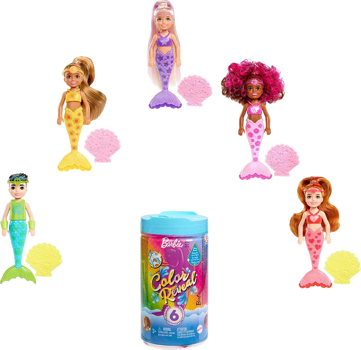 Venta Internacional-  Barbie Color Revela Surtido De Muñecas.