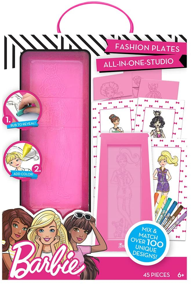 Venta Internacional-  Barbie Placas De Moda Todo En Un Estudio Por Horizon Group Usa, Color, Diseño Y Amplificador.