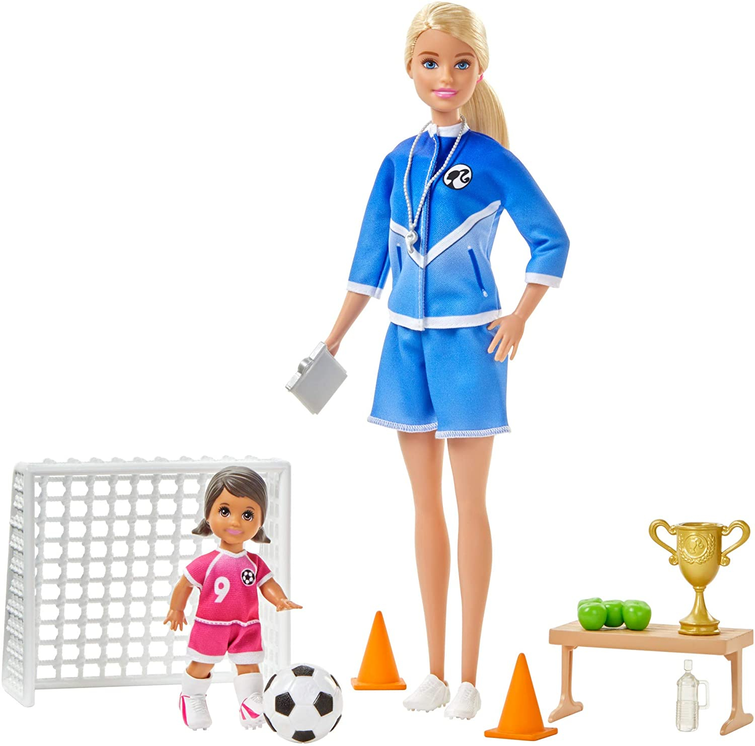 Foto 2 pulgar | Venta Internacional-  Barbie Careers, Set De Muñeca Entrenadora De Futbol, Muñeca Para Niñas De 3 Años En Adelante