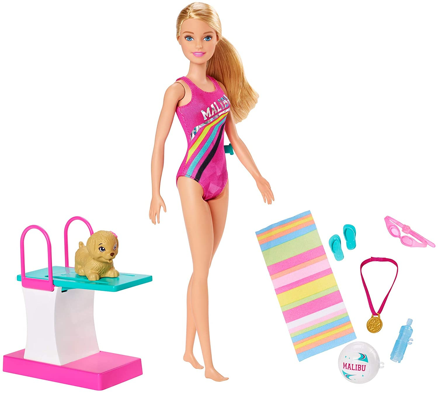 Venta Internacional-  Barbie Dreamhouse Adventures, Nadadora Con Accesorios, Muñeca Para Niñas De 3 Años En Adelante