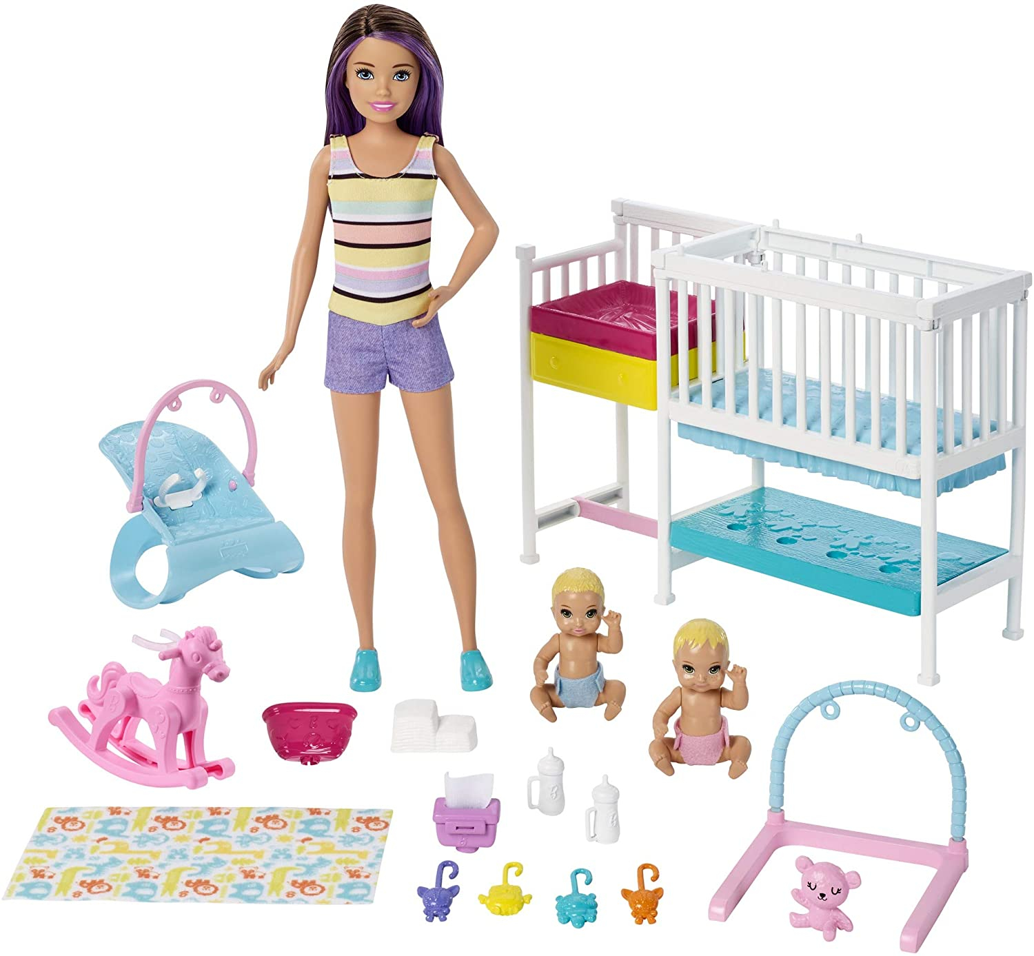 Venta Internacional-  Barbie Sisters & Pets, Skipper Guardería De Bebés, Muñecas Para Niñas De 3 Años En Adelante