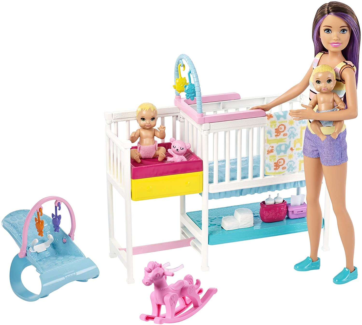 Foto 3 | Venta Internacional-  Barbie Sisters & Pets, Skipper Guardería De Bebés, Muñecas Para Niñas De 3 Años En Adelante